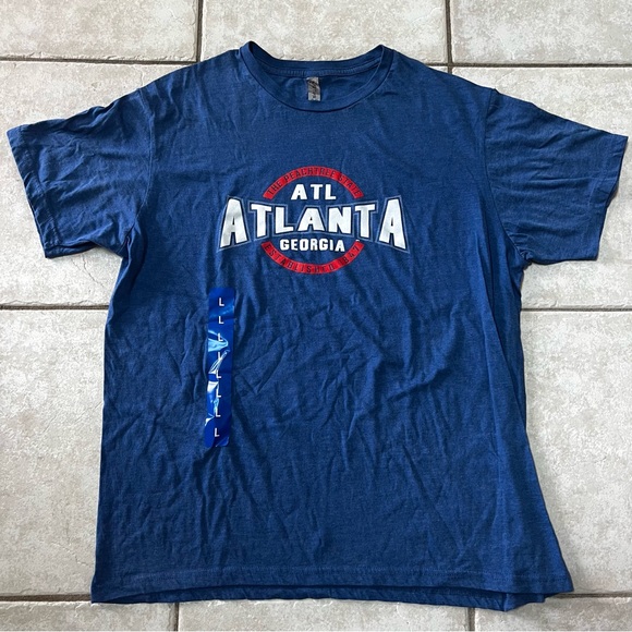 NWOT Men’s Atlanta Georgia Graphic Short-Sleeve T-Shirt - Picture 3 of 8